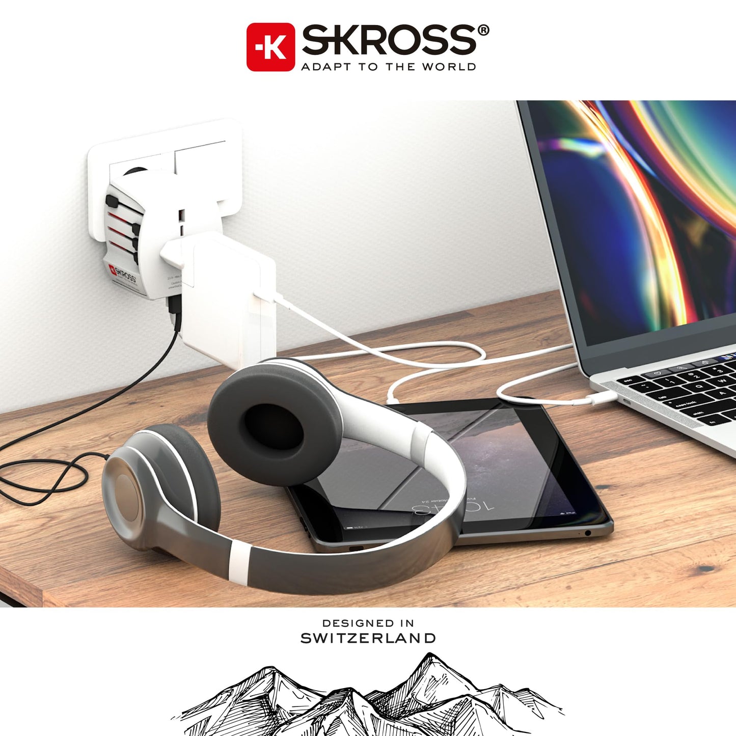 SKROSS - Muv Usb (A/C) - Adapter Multicolor One Size