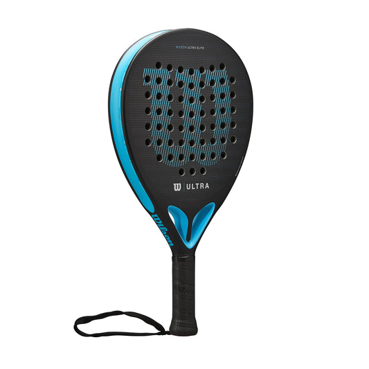 Wilson Ultra Elite V2 Padel Racket, Fibreglass/EVA, 361 g, Black/Blue, WR066911U2