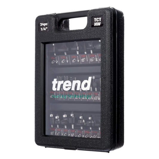 Trend 1/2-Inch Shank Router Bit Set 6pc