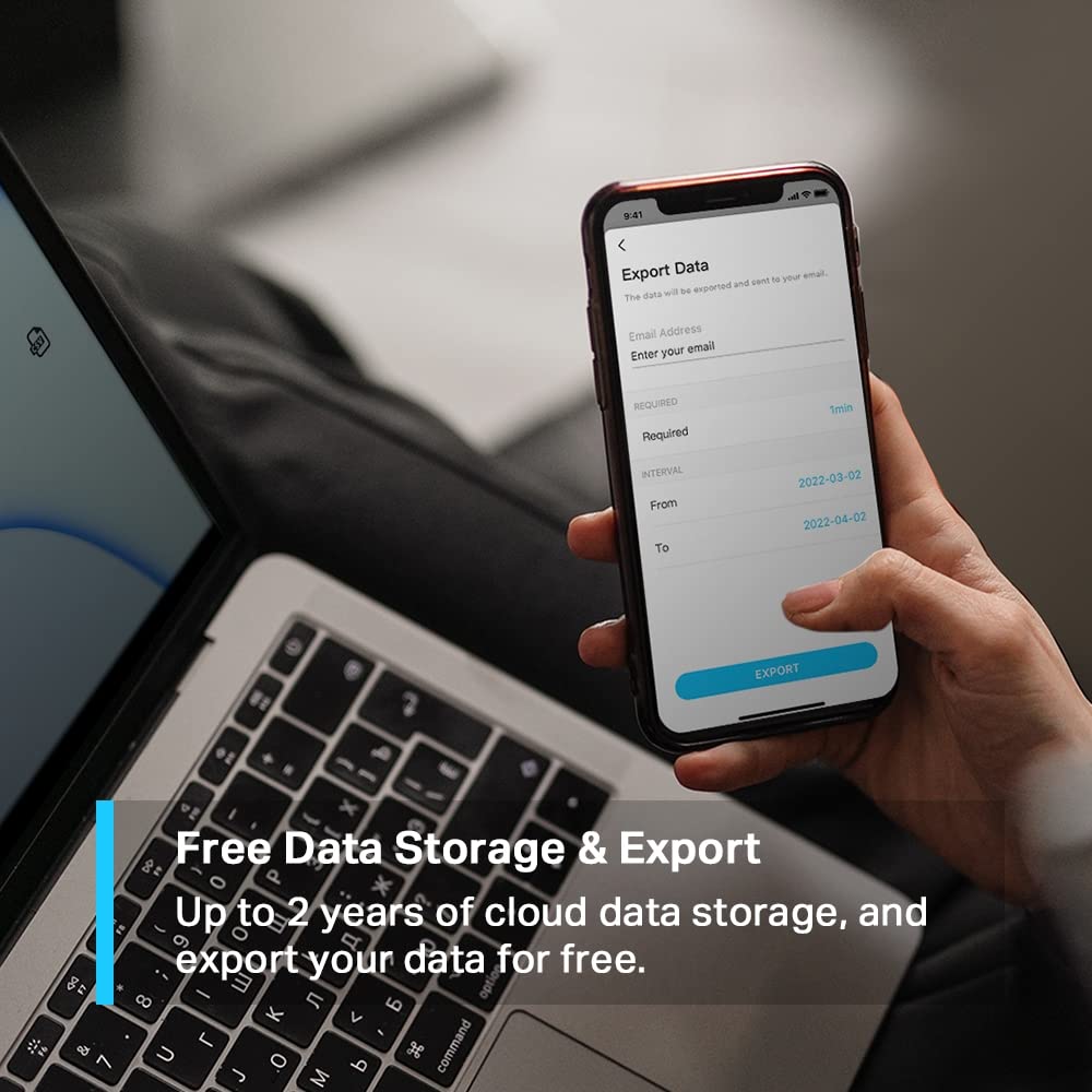 TP-Link Tapo T310 Smart Temperature & Humidity Monitor, Free Data Storage, Visual Graphics, Flexible Installation, App Notifications, Hub H100 Required