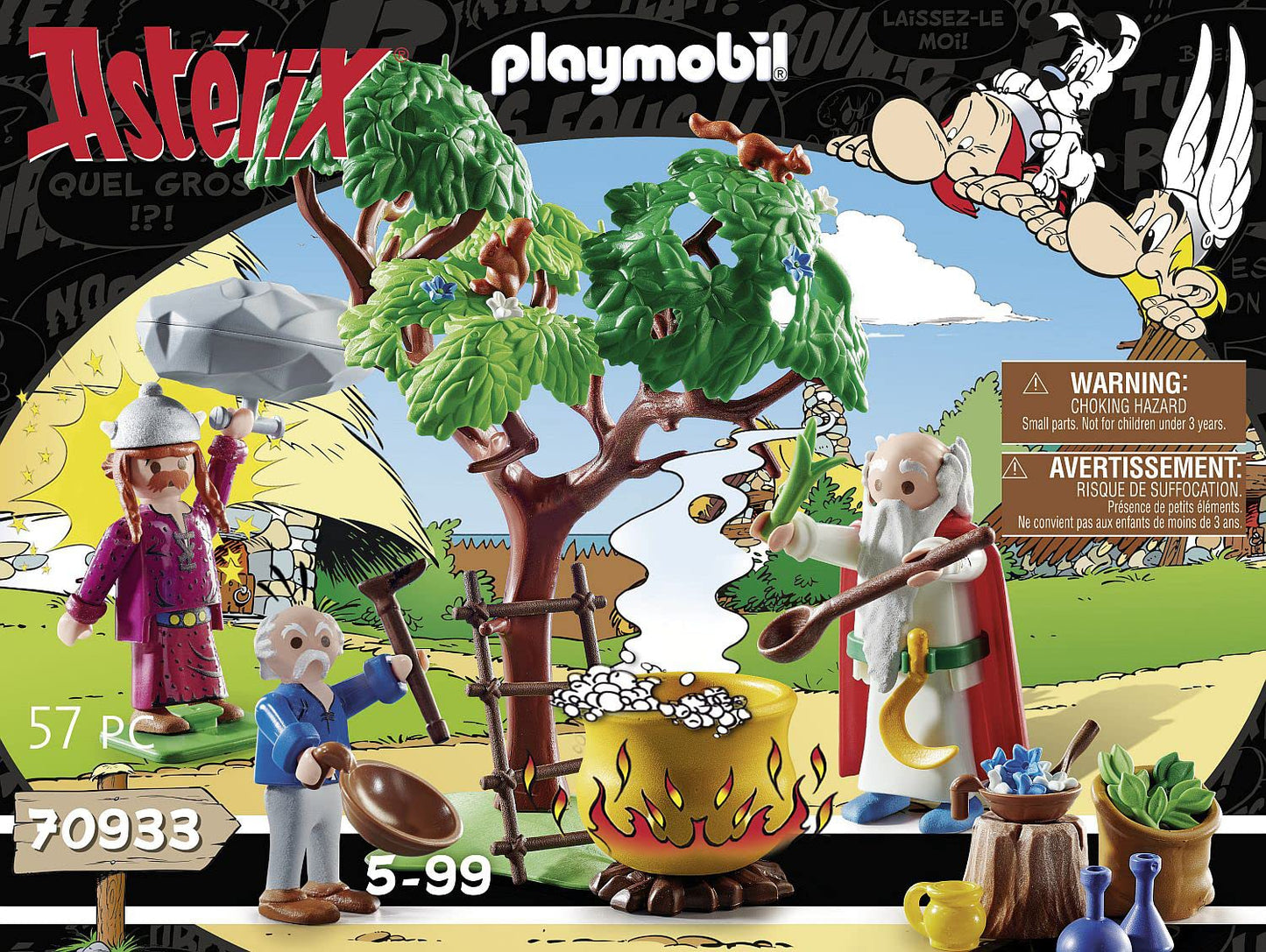 PLAYMOBIL Asterix 70933 Miraculix mit Zaubertrank, Spielzeug für Kinder ab 5 Jahren
