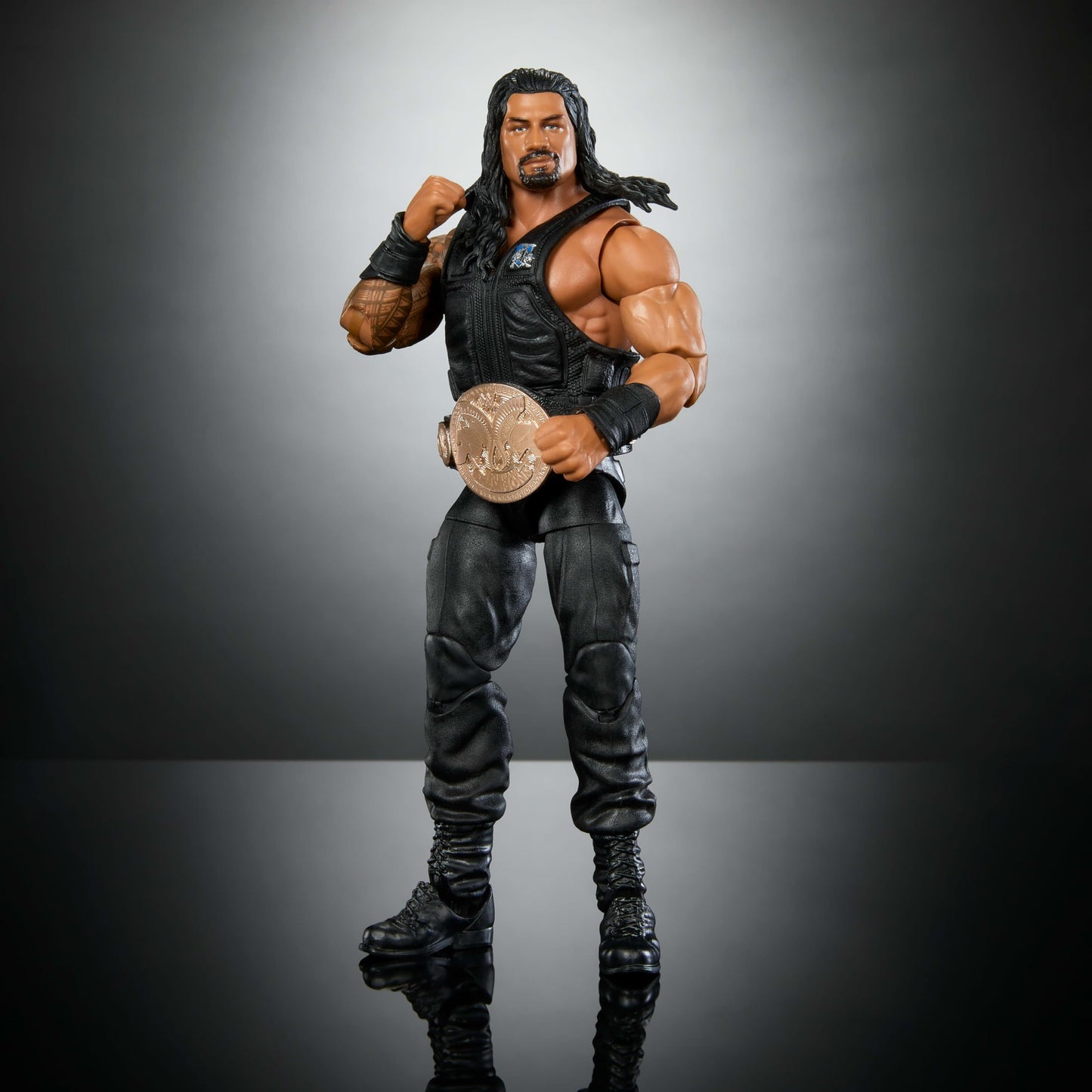 Mattel WWE Elite Action Figure & Accessories, Greatest Hits 2025, 6-inch Collectible Roman Reigns with 25 Articulation Points & Swappable Hands