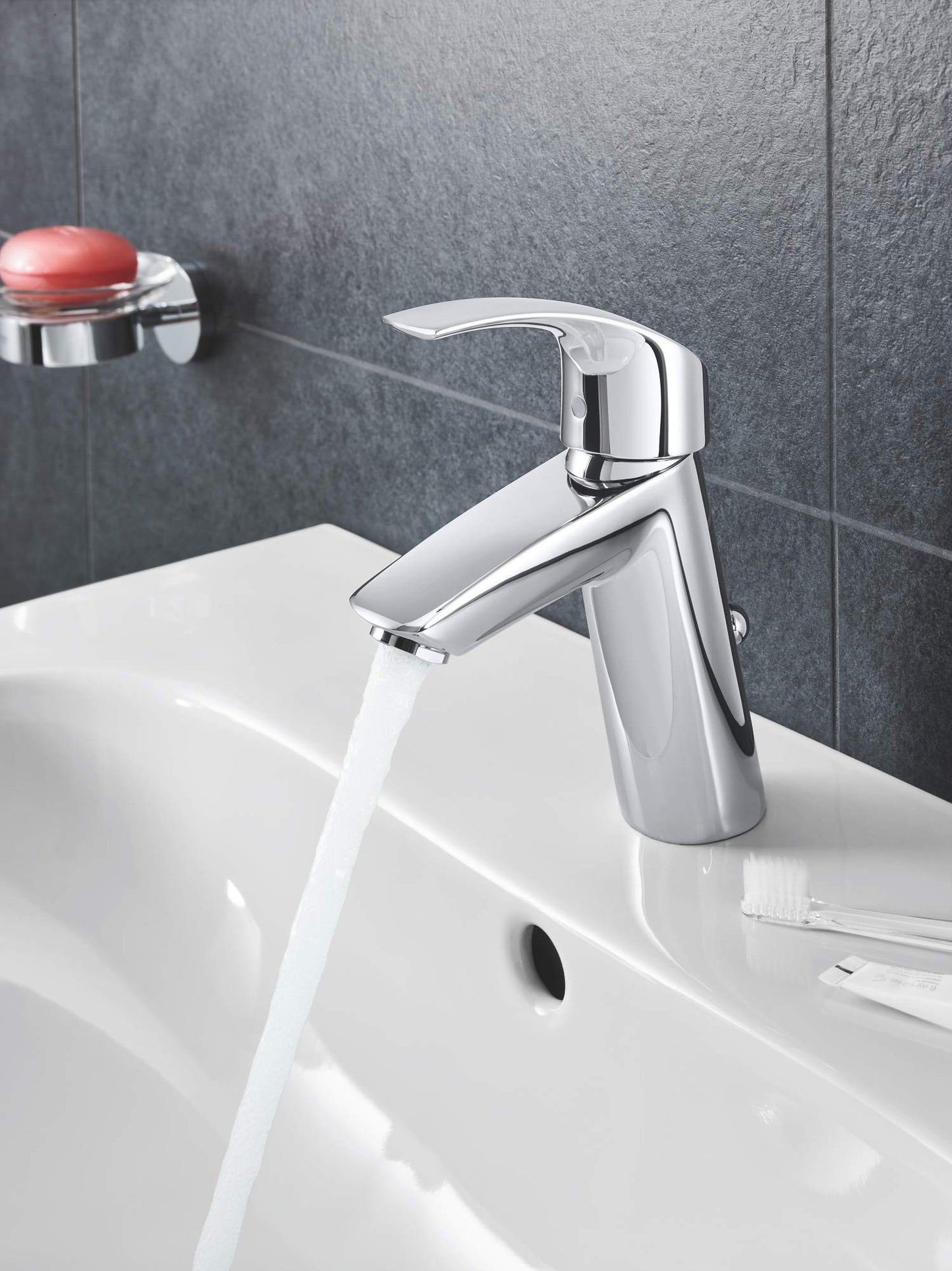 GROHE 33265002 | Eurosmart Basin Tap | S | Pop-Up Waste