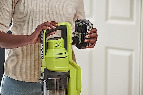 RYOBI RSV18-0 Brushed Stick Vac Hypergreen
