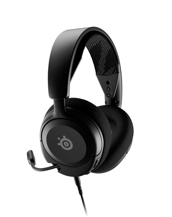 SteelSeries Arctis Nova 1 - Gaming Headset for PC, PS5, PS4, Switch, Xbox - Hi-Fi Drivers - 360° Spatial Audio - AirWeave Memory Foam Ear Cushions - Ultra Lightweight