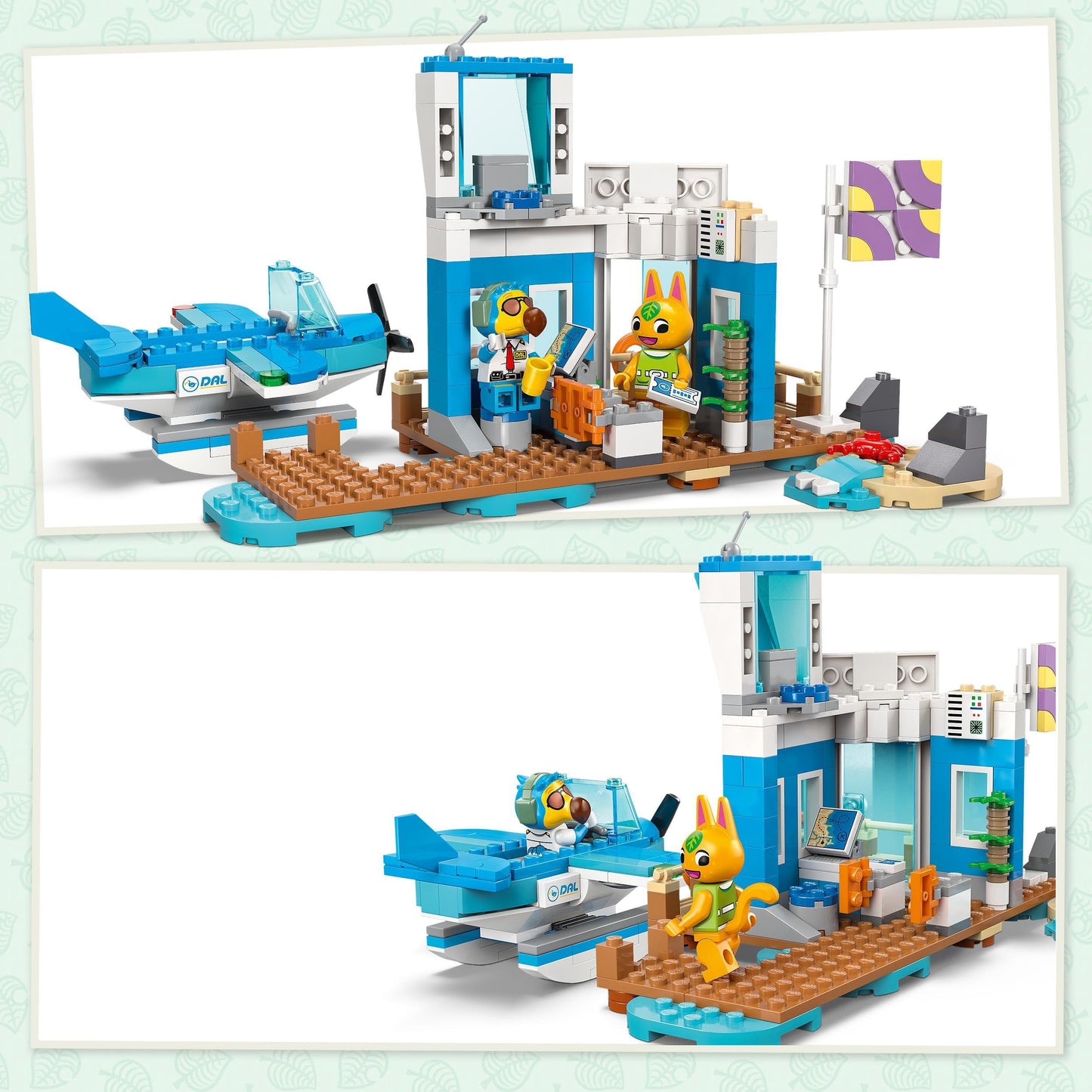 LEGO Animal Crossing Fly with Dodo Airlines Airport Playset, Plane Toy for 7 Plus Year Old Girls & Boys, with a Pilot Minifigure, Set Inspired by the Video Game Series, Birthday Gift for Kids 77051