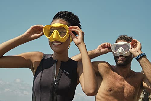 CRESSI F1 - Frameless Mask F1 or Combo Set Frameless Mask + Snorkel Dry for Diving and Snorkelling, One Size, Unisex