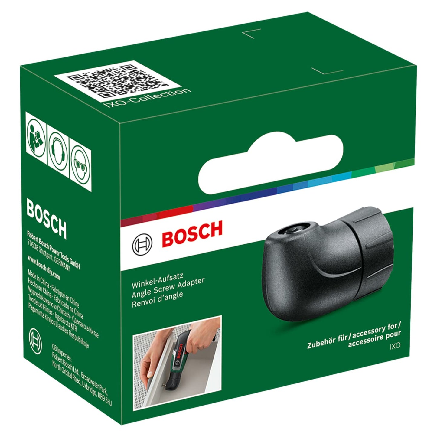 Bosch Home and Garden Drill Attachment for IXO (with 3-piece drill set)