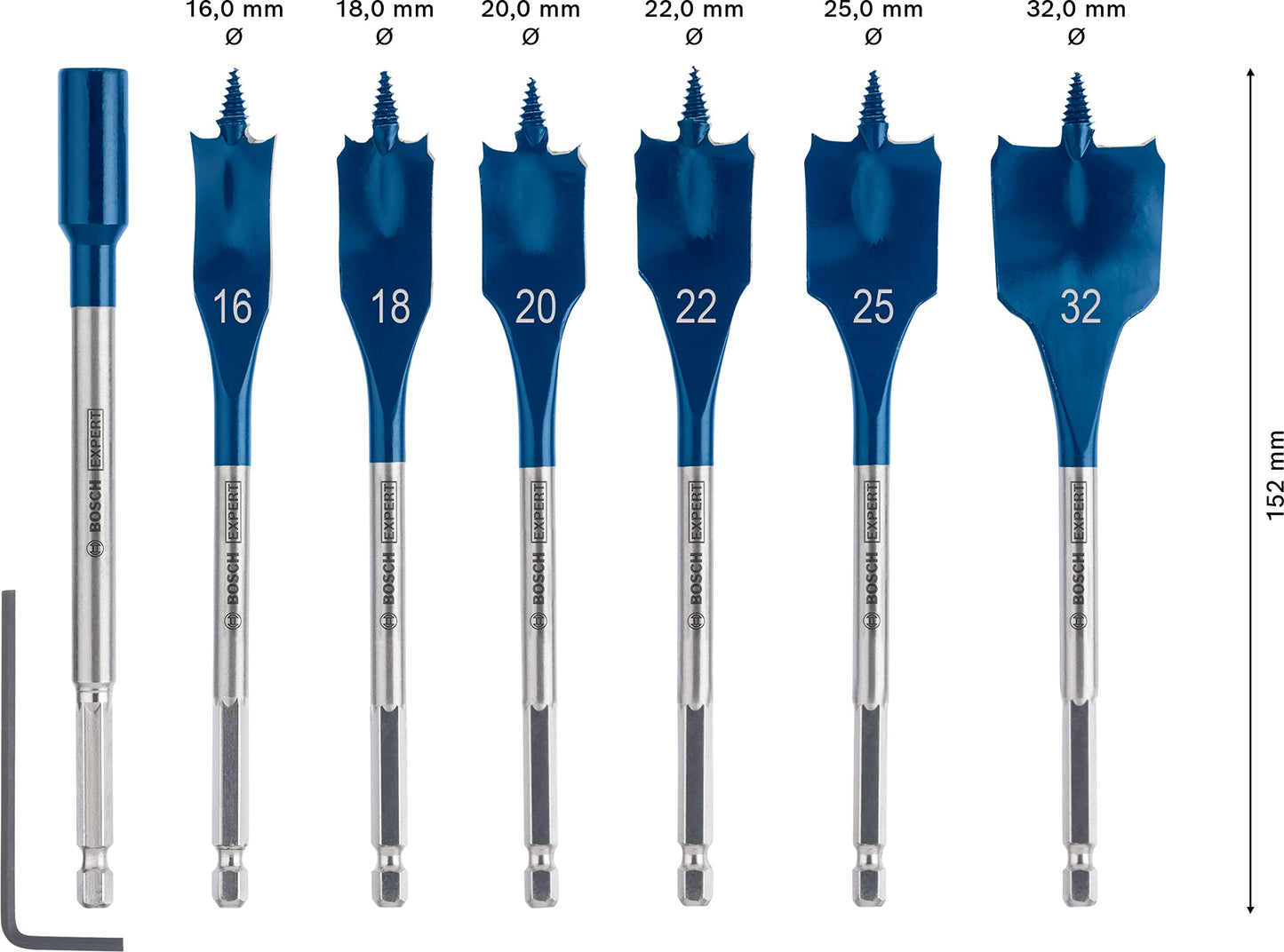 Bosch Professional 1x Expert SelfCut Speed Flachfräsbohrer