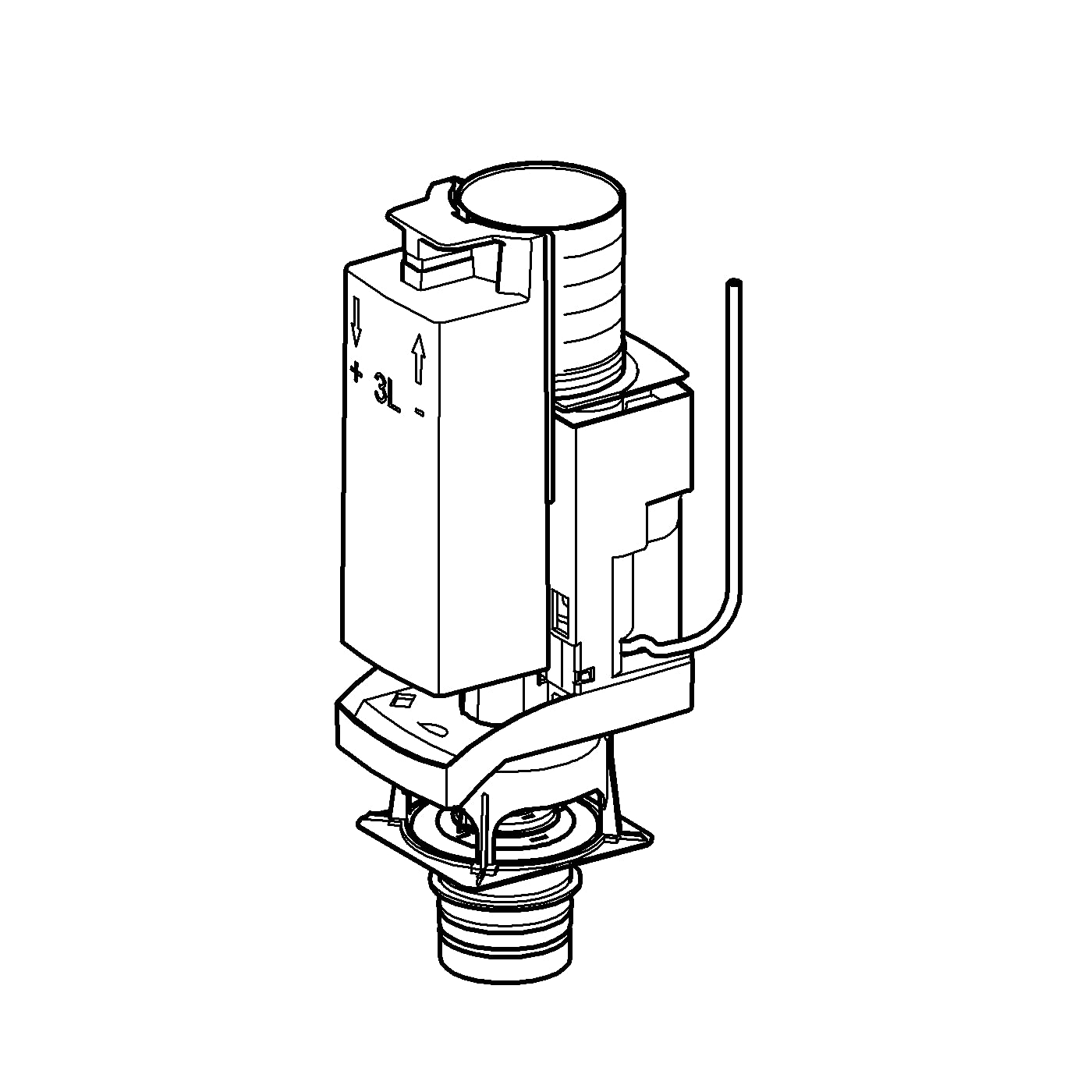 GROHE 38505000 | Skate Air WC Wall Plate