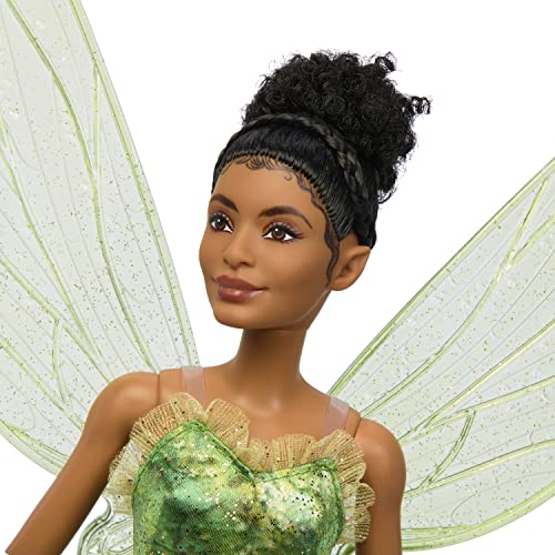 Disney Movie Peter Pan & Wendy Toys, Tinker Bell Fairy Doll with Wings Inspired by Disney’s Peter Pan & Wendy, Gifts for Kids, HNY37