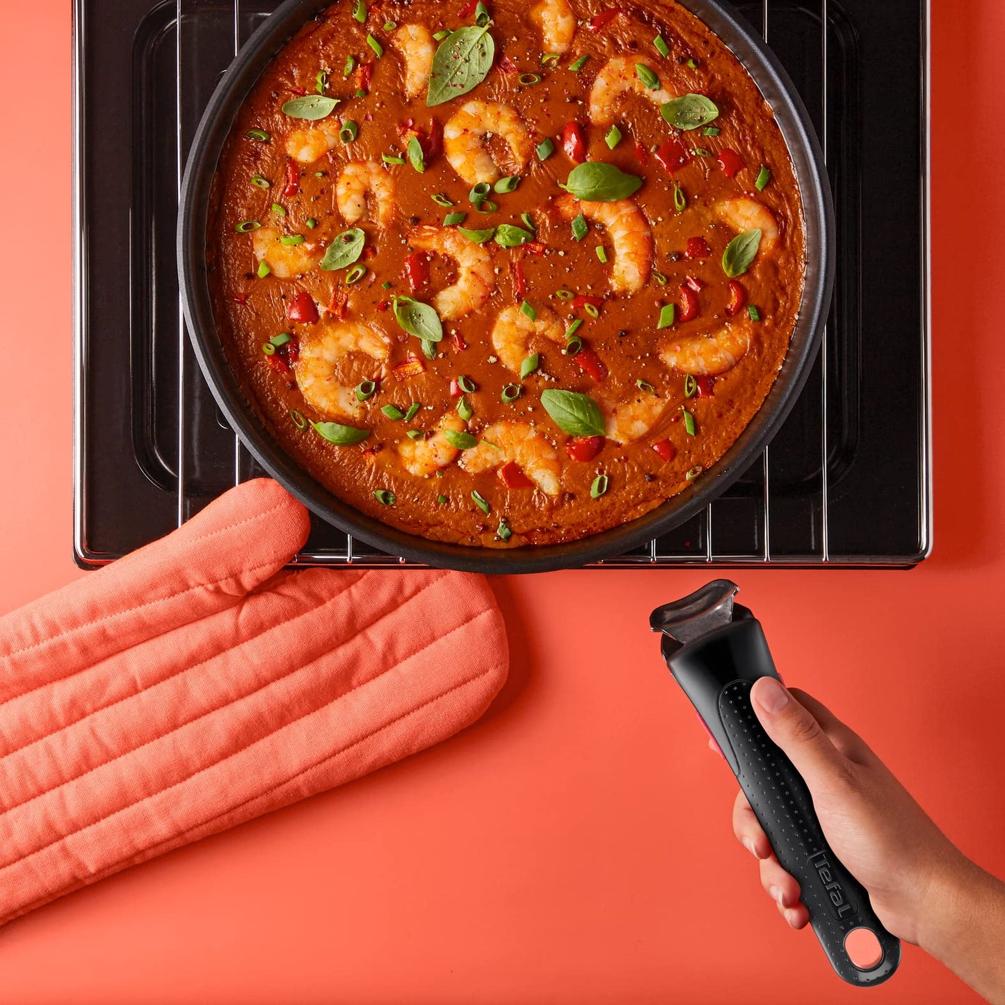 Tefal Ingenio L8979804 8-Piece Cookware Set for All Heat Sources Including Induction Non-Stick Coating, Stainless Steel, Stackable