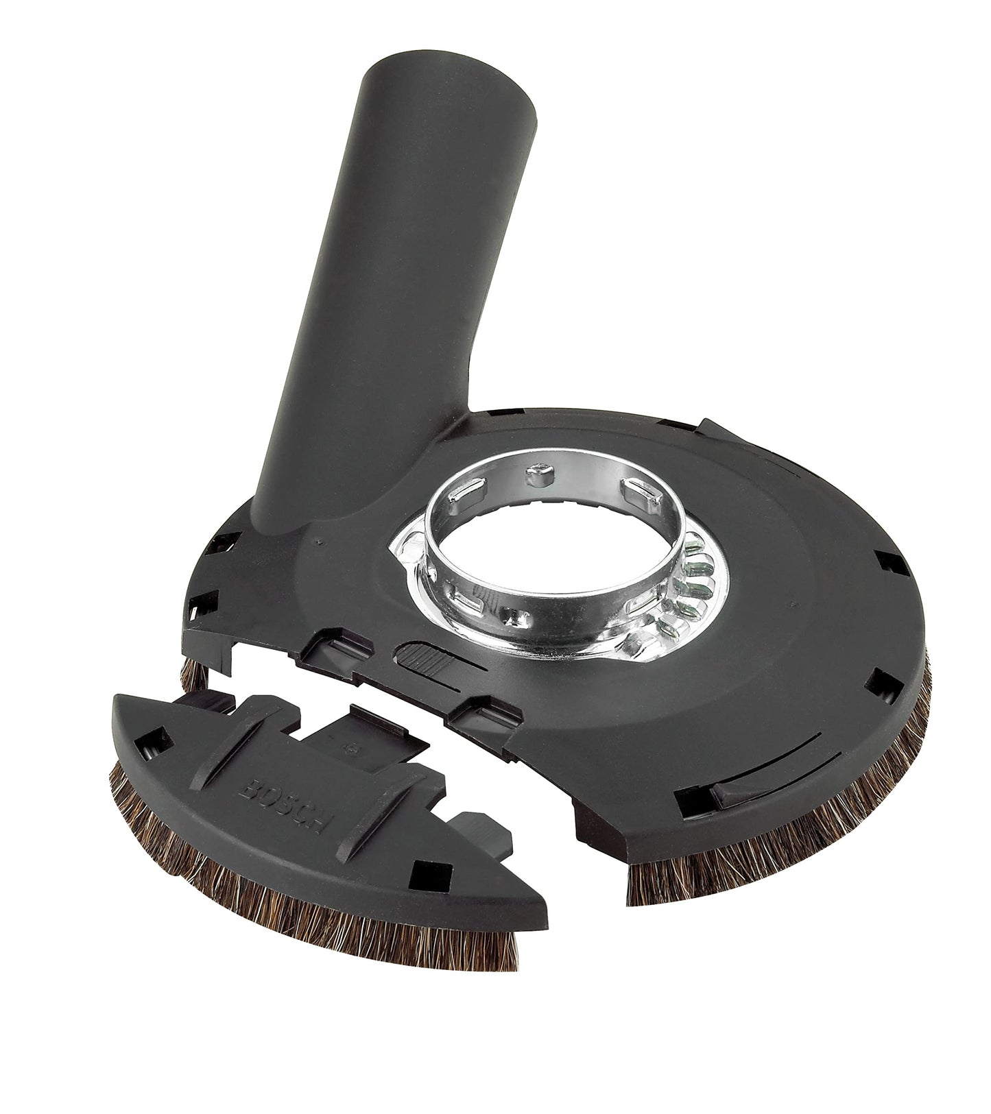 Bosch Professional Absaughaube (mit Bürstenkranz, Farbe, Lacke, Kunststoff (GFK), Holz, für Winkelschleifer)