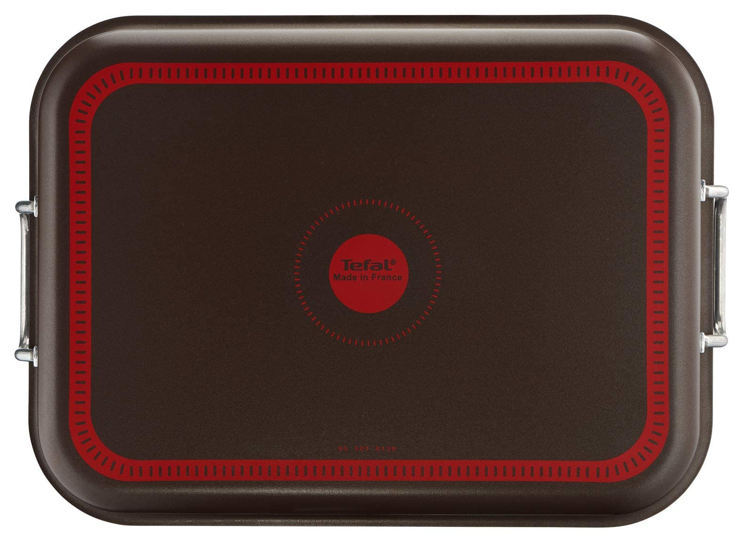 Tefal J1605902 Success Professional Aluminium Baking Dish with Handles - Brown - 27 x 37 x 4.5 cm