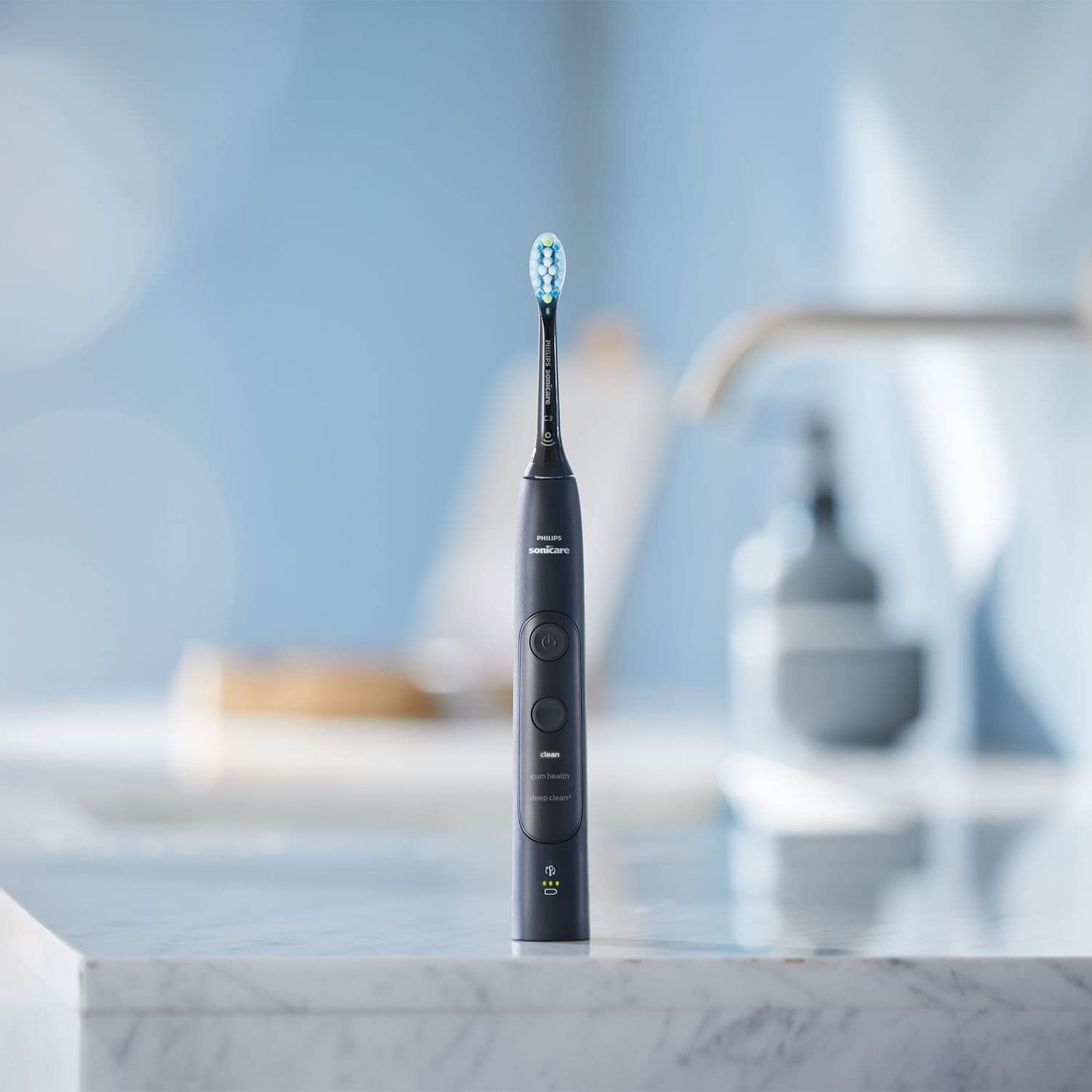 Philips Sonicare ExpertClean 7300 HX9601/02 Sonic Electric Toothbrush with Travel Case, Black