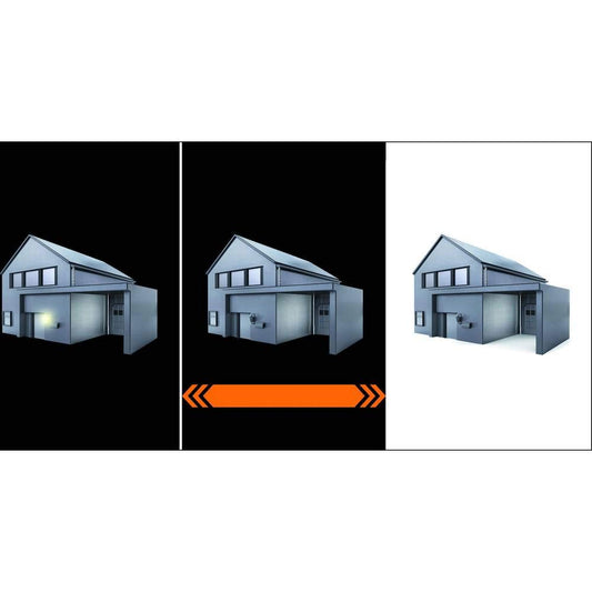 Steinel Nightmatic 3000 Vario, twilight switch, white, energy efficient, IP54, for outdoor, wall mounting