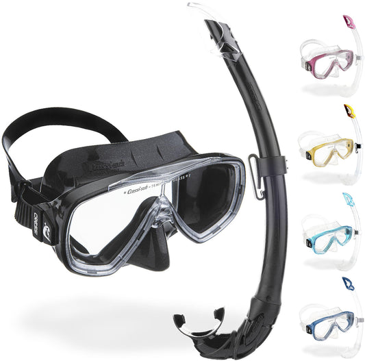 Cressi Onda - Single Onda Mask or Combo Set Onda Mask + Snorkel Mexico for Diving and Snorkeling, One Size, Unisex Adult