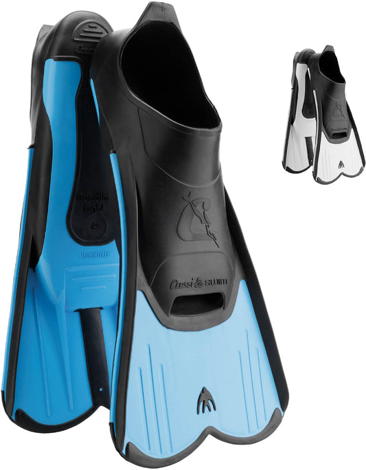 Cressi Light Fins - Light And Powerful Short Fins For Swimming/Snorkelling Adults And Children Unisex