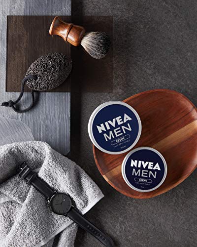 NIVEA Men Creme Pack of 5 (5 x 150 ml), Intensive Everyday Face, Body and Hand Cream with Vitamin E, Moisturising Cream For The Whole Body