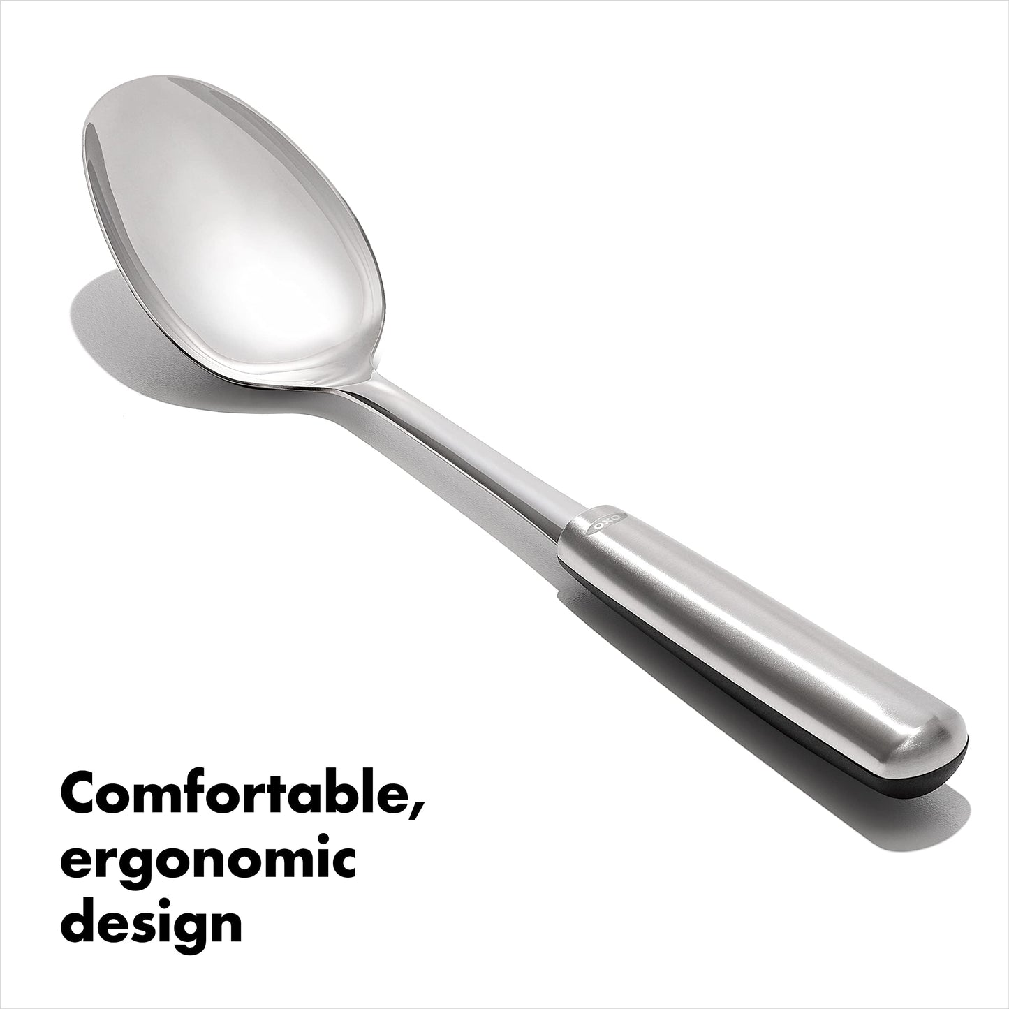 OXO Good Grips Nylon Cooking Spoon - Dishwasher Safe Kitchen Spoon for Non-Stick Cookware - Black, for Sauces and More