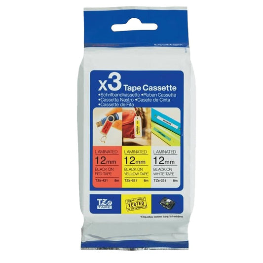 Brother Labelling Tape Cassette Laminated, Brother Genuine Supplies