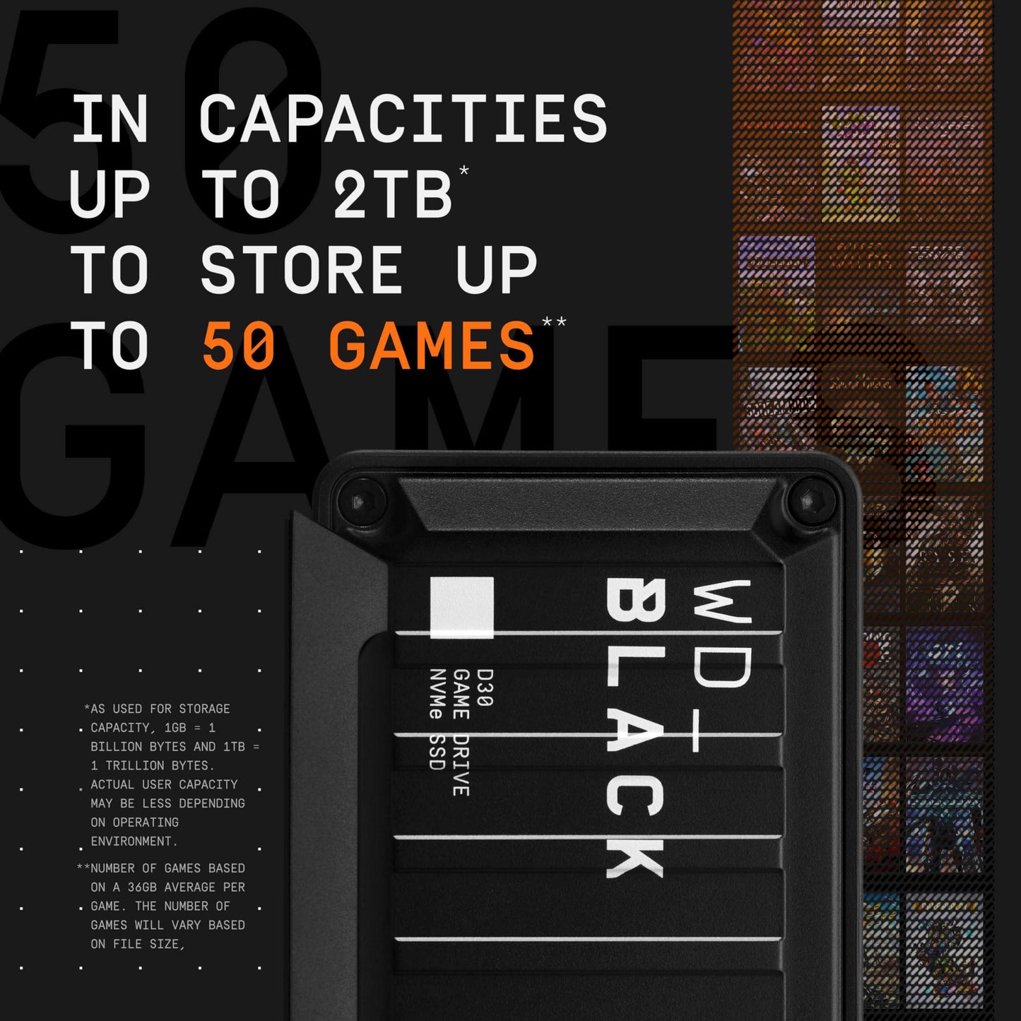 WD_Black D30 1TB Game Drive SSD