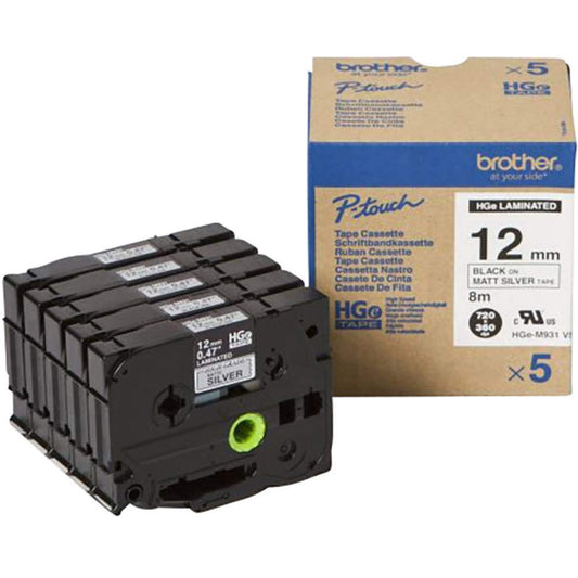 Brother Labelling Tape Cassette, Value Pack