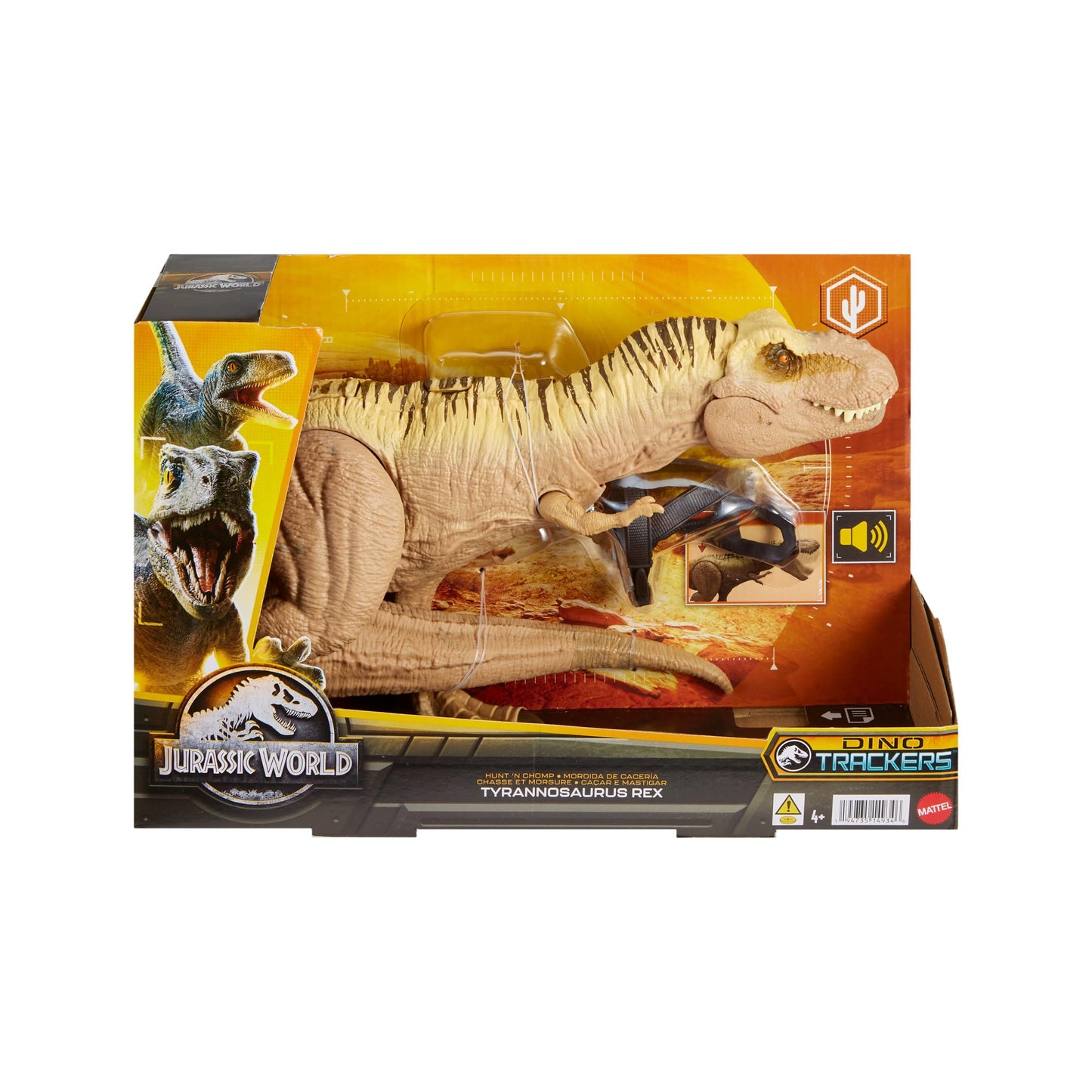 Mattel Jurassic World „Dominion: EIN neues Zeitalter“ Fressender Kampfaction T-Rex Actionfigur