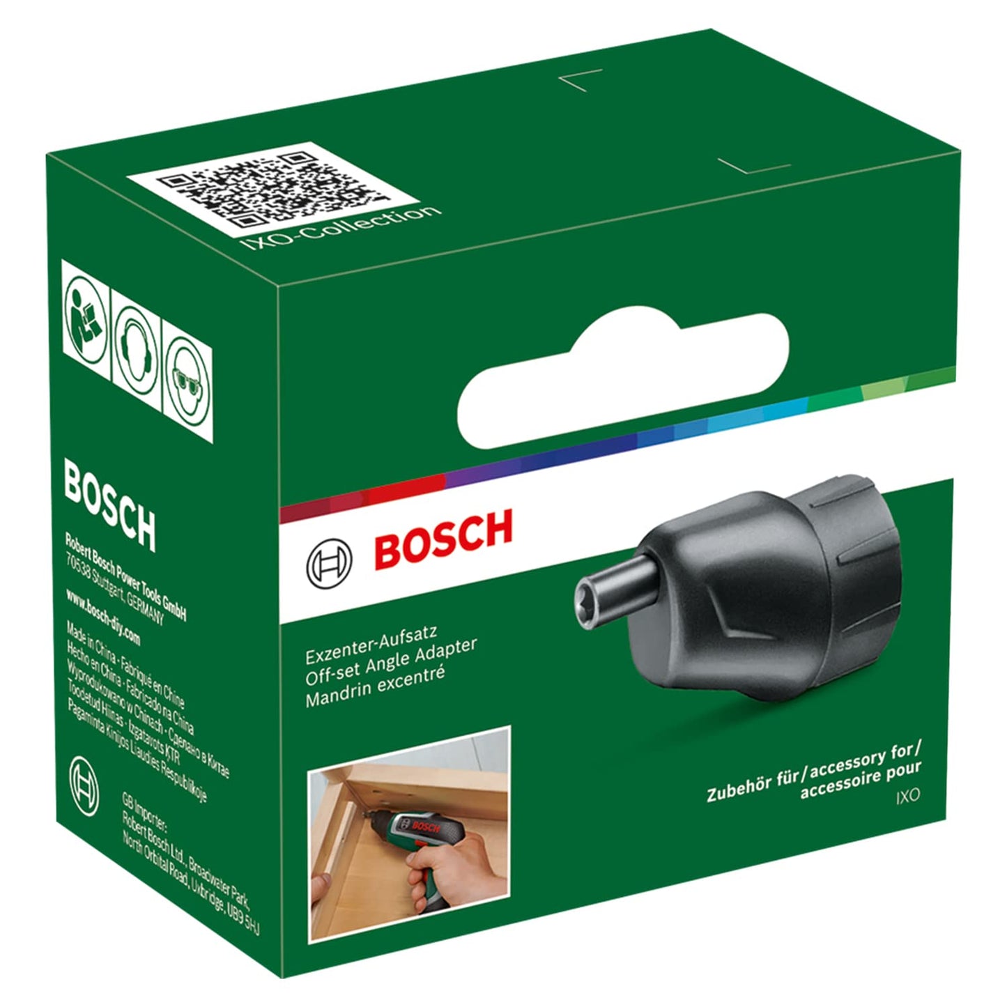 Bosch Home and Garden Drill Attachment for IXO (with 3-piece drill set)