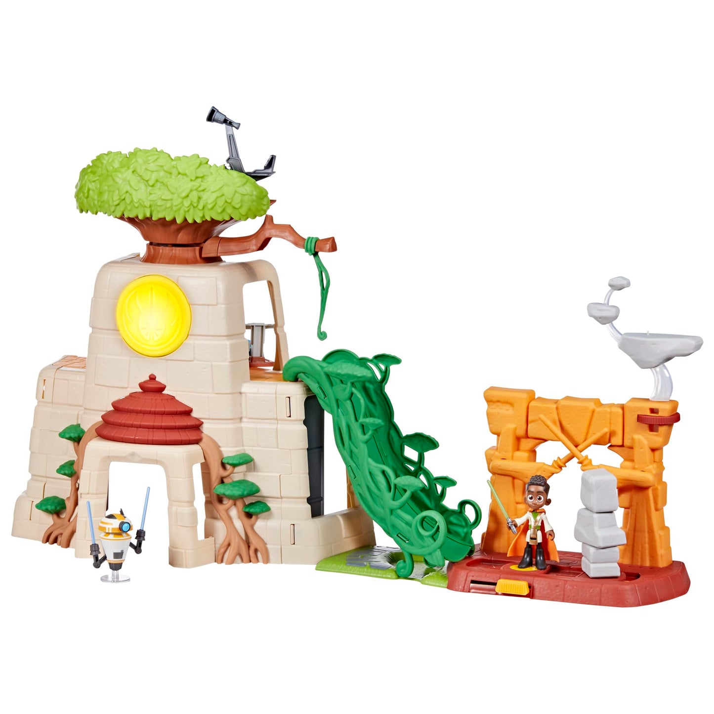 Star Wars Tenoo Jedi Temple 50.8-cm-tall Playset with Action Figures