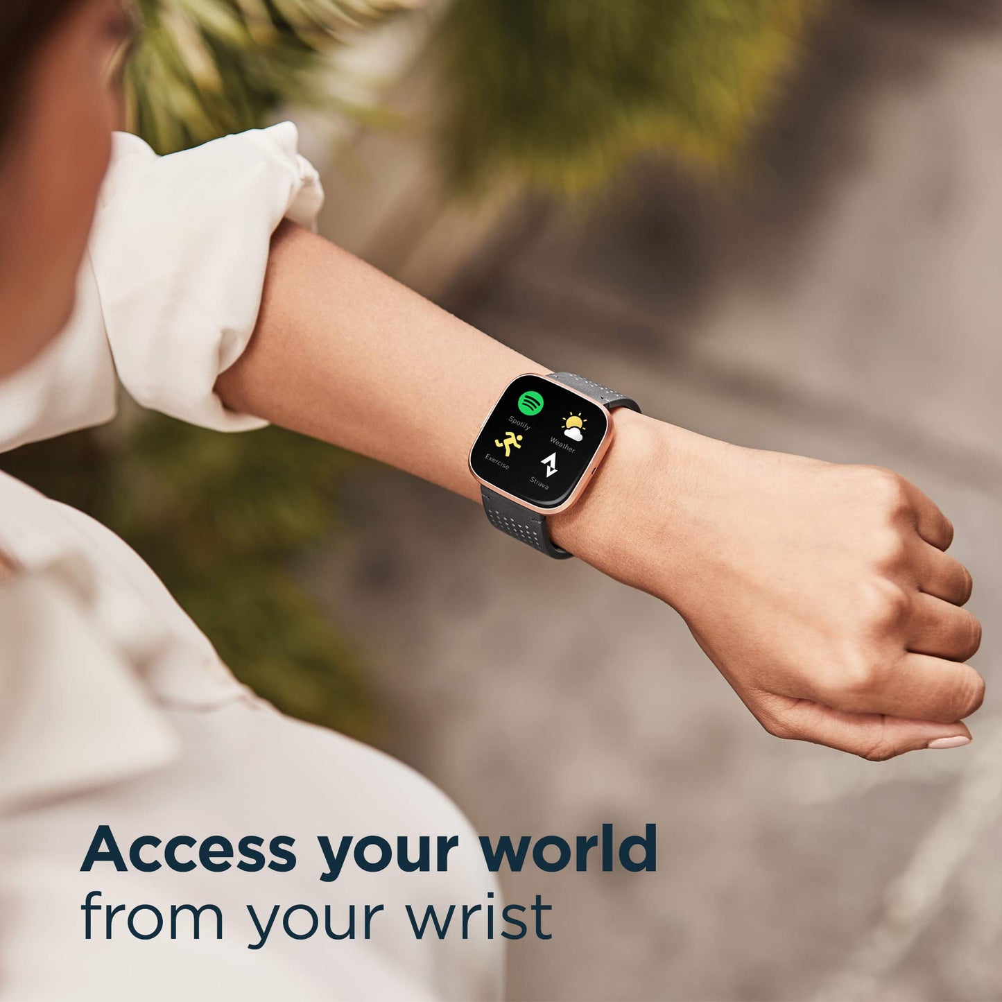 Fitbit Versa 2 Health & Fitness Smartwatch with Voice Control, Sleep Score & Music