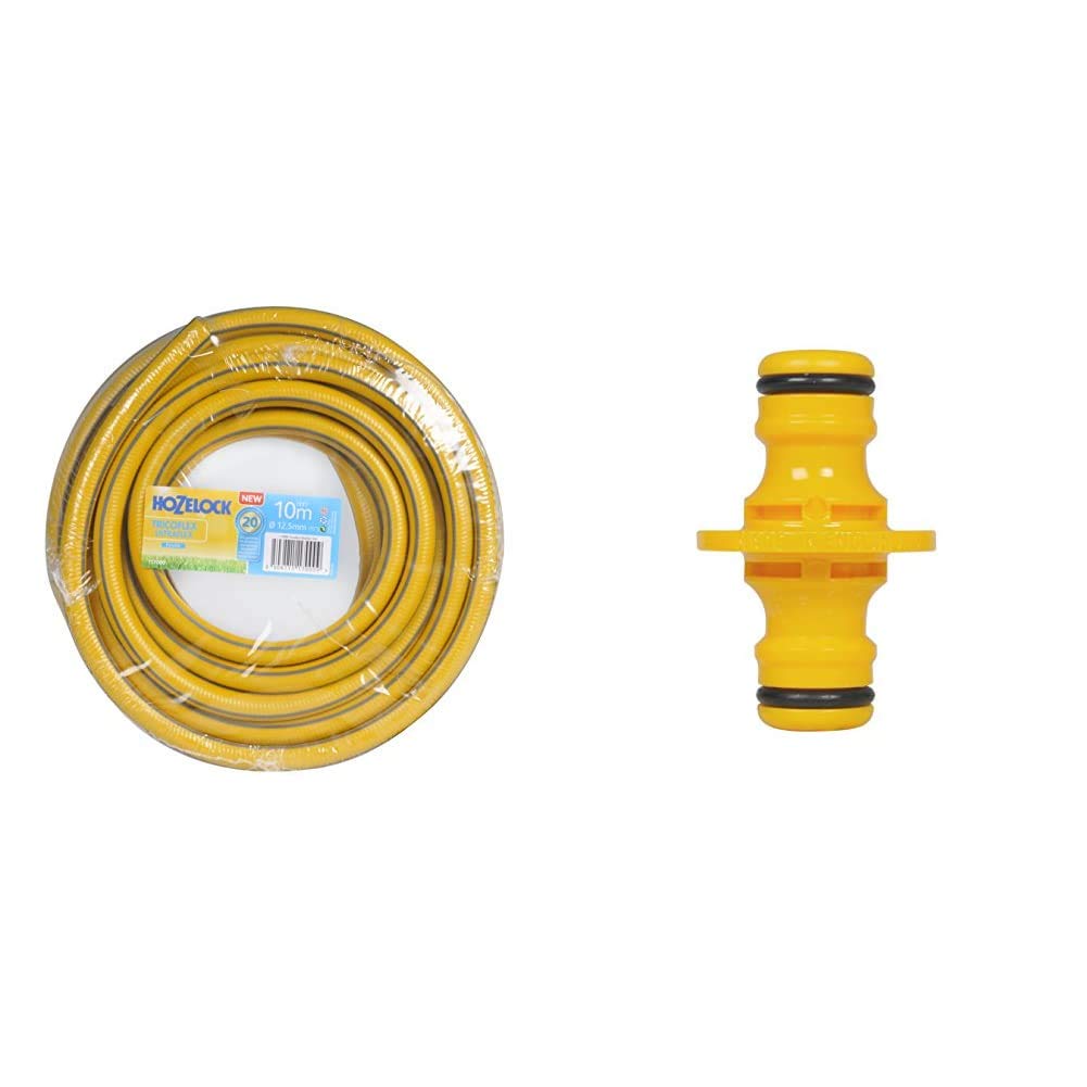 Hozelock Tricoflex Ultraflex Hose, Yellow, 12.5 mm x 10 m