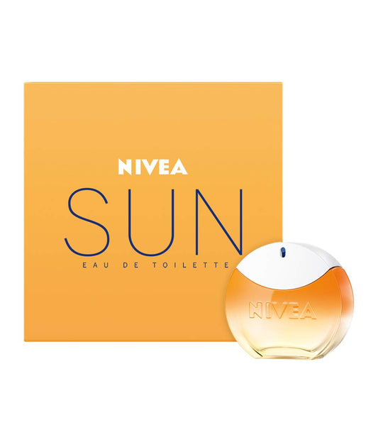 Nivea Sun Eau de Toilette (30 ml), Nivea Sun Eau de Toilette with the Original Nivea Sun Cream Fragrance, Summer Fragrance in Iconic Perfume Bottle