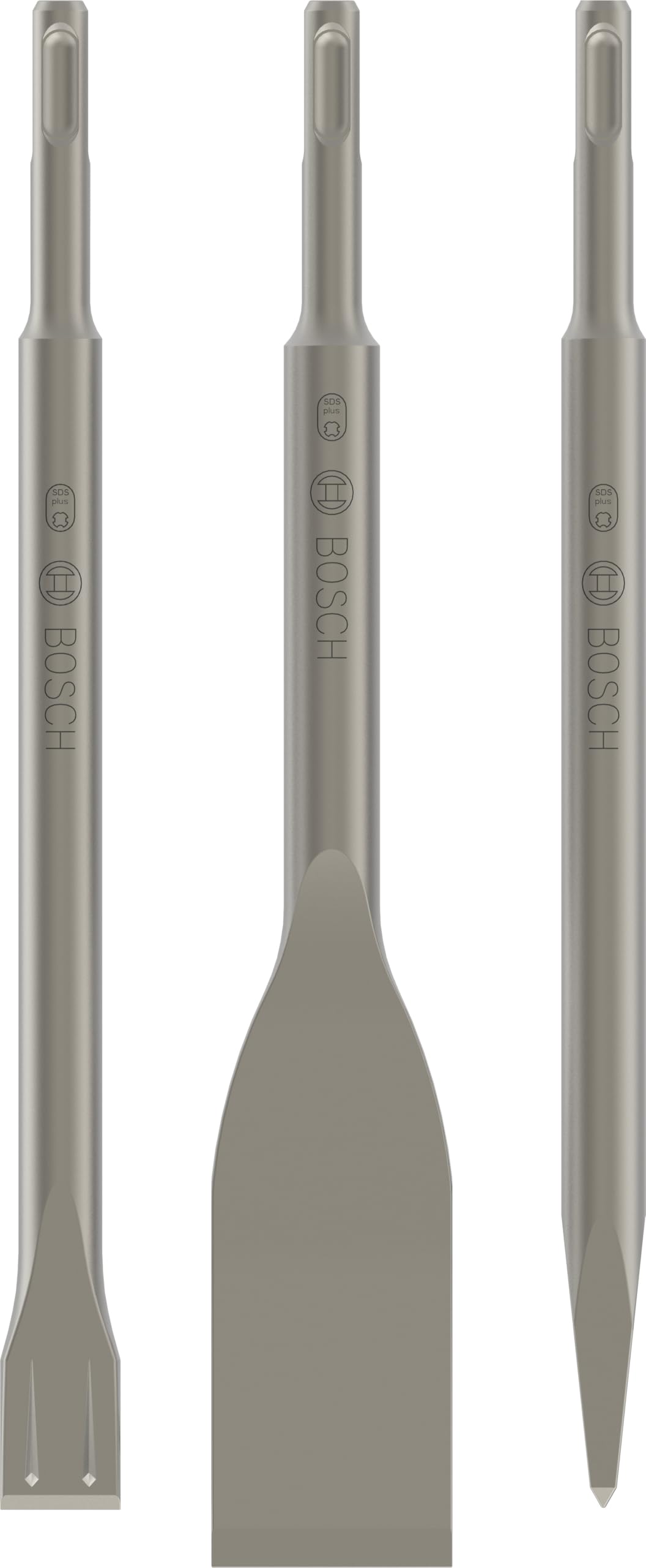 Bosch Professional 3tlg. Meißel-Set Long Life SDS-plus