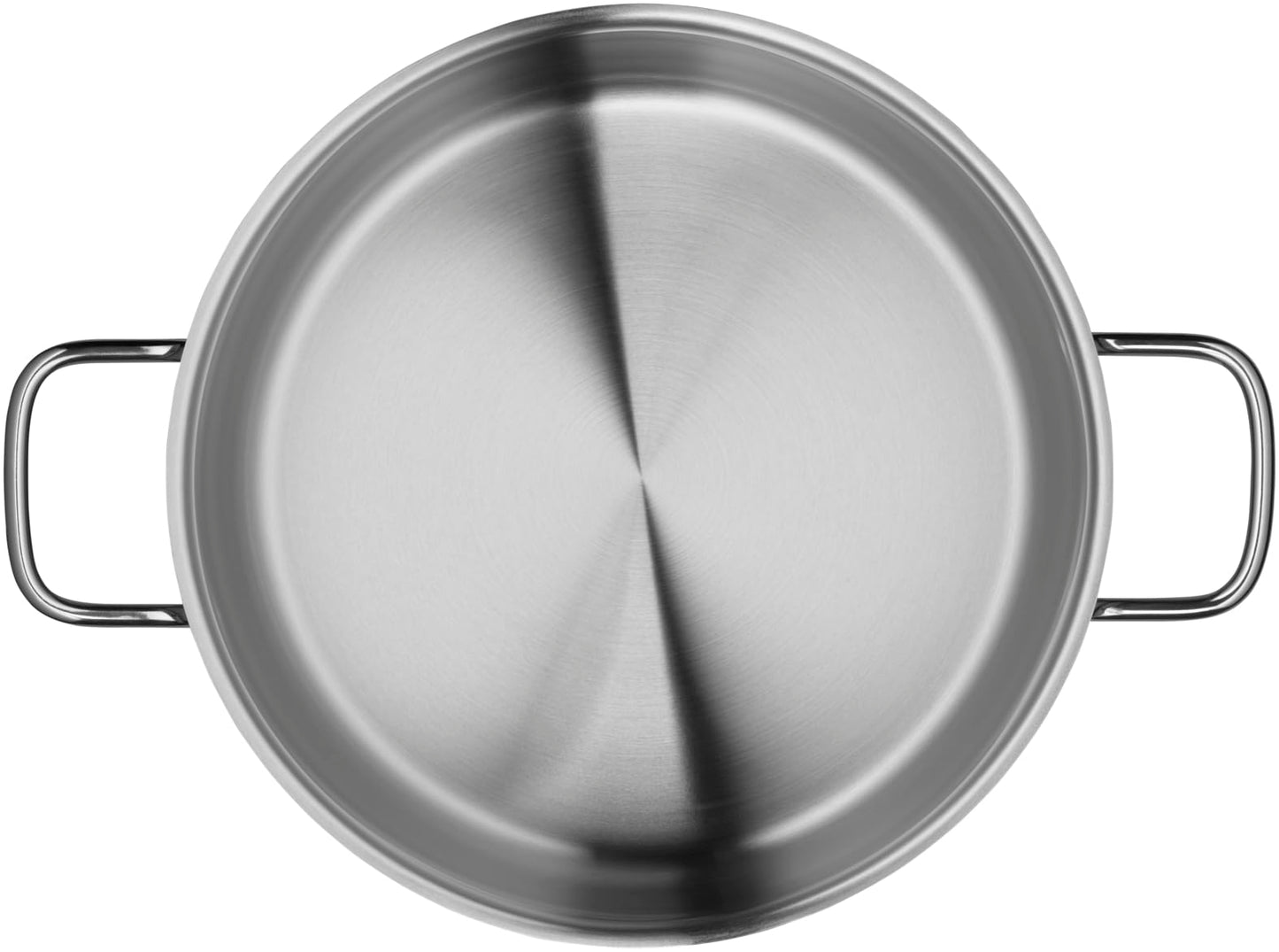 WMF High Casserole Approx 3.7L Diadem Plus Pouring Rim Glass Lid Cromargan Stainless Steel Polished Suitable for Induction Hobs Dishwasher Safe