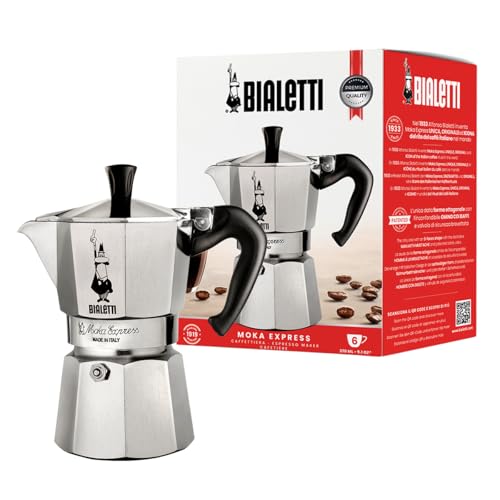 Bialetti Moka Express Aluminium Stovetop Coffee Maker