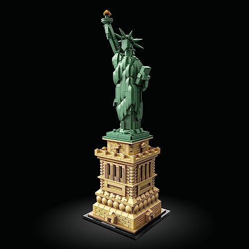 LEGO 21042 Architecture Freiheitsstatue, Modell zum Bauen, New York Souvenir, Geschenkidee für Kinder und Erwachsene