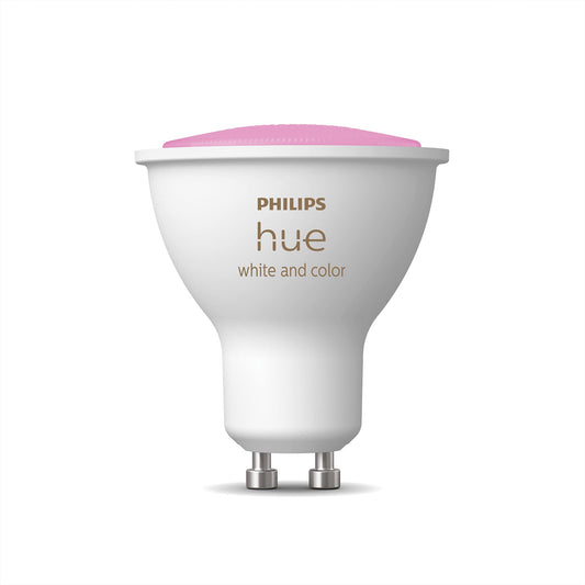 Philips Hue White and Colour Ambiance Smart Light 2 Pack [GU10 Spot] with Bluetooth.