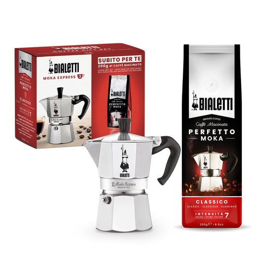 Bialetti Moka Express Aluminium Stovetop Coffee Maker