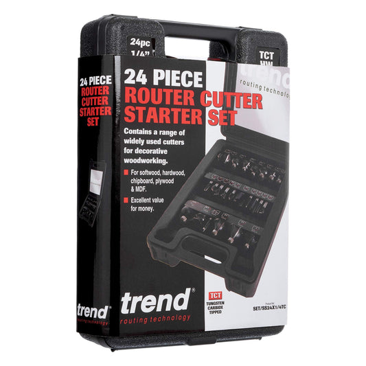 Trend 1/2-Inch Shank Router Bit Set 6pc