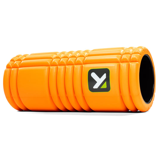 TriggerPoint Grid Foam Roller - Multi-Density Exterior, Rigid Core - Trusted by Therapists and Athletes - Standard Density, includes Online Instructional Videos