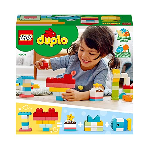 Lego 10909 DUPLO Classic Mein erster Bauspaß, Bausteine-Box, Konstruktionspielzeug, Lernspielzeug zur Entwicklung und zum Lernen für Kleinkinder ab 1,5-3 Jahre