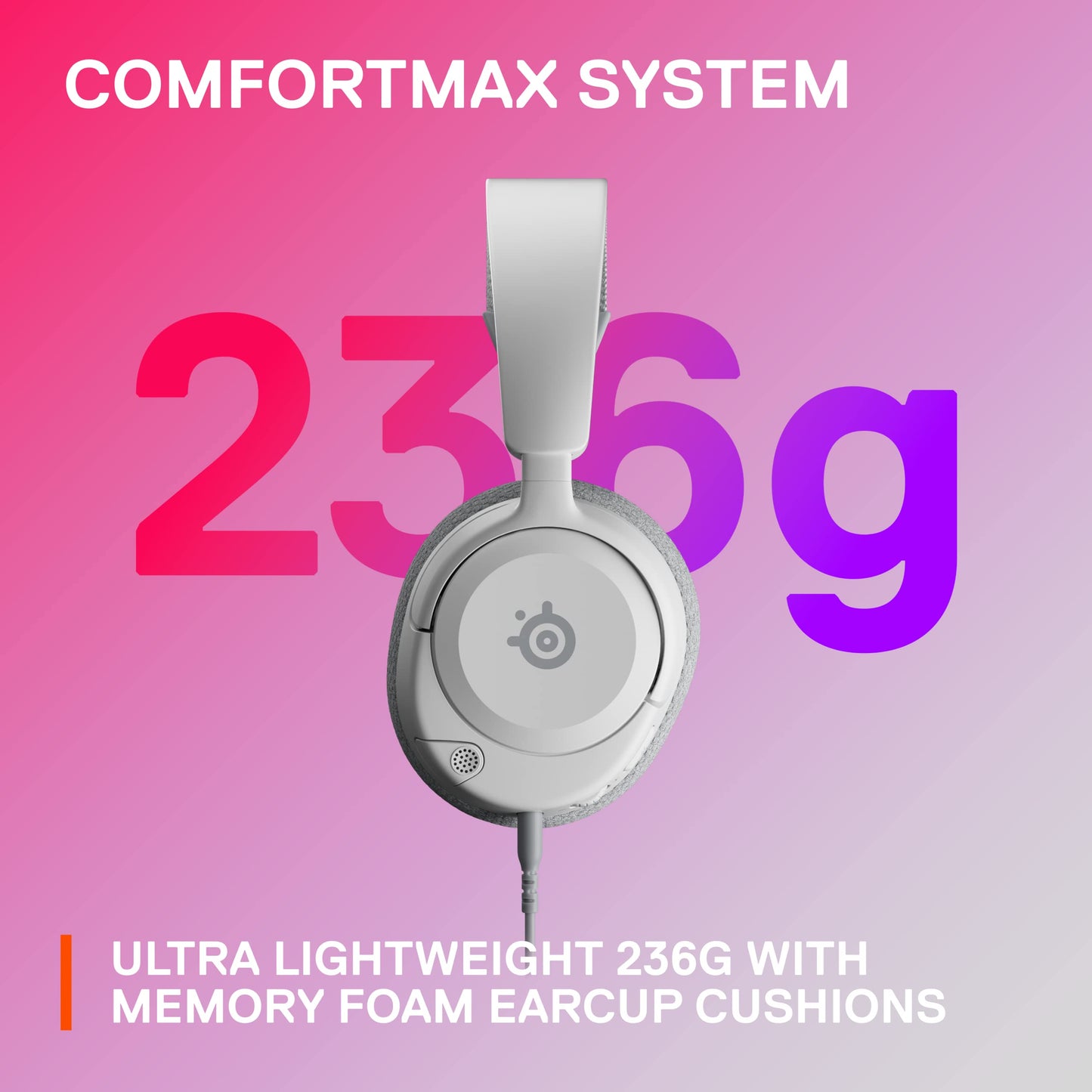 SteelSeries Arctis Nova 1 - Gaming Headset for PC, PS5, PS4, Switch, Xbox - Hi-Fi Drivers - 360° Spatial Audio - AirWeave Memory Foam Ear Cushions - Ultra Lightweight