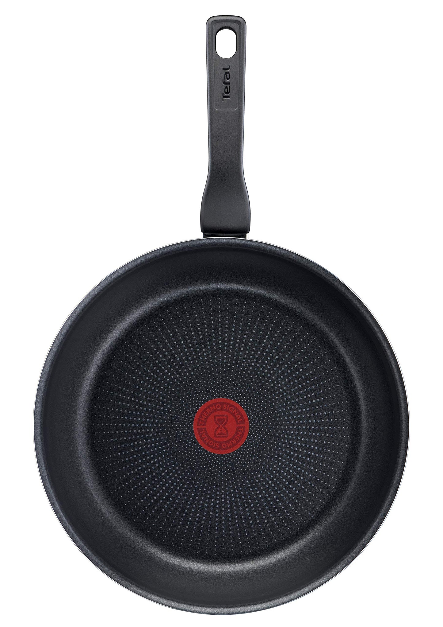 Tefal XL Force Pan, Non-Stick Coating, Durable, Robust, Thermal Signal, Diffusion Base Pan Base, Sturdy Handle, Black