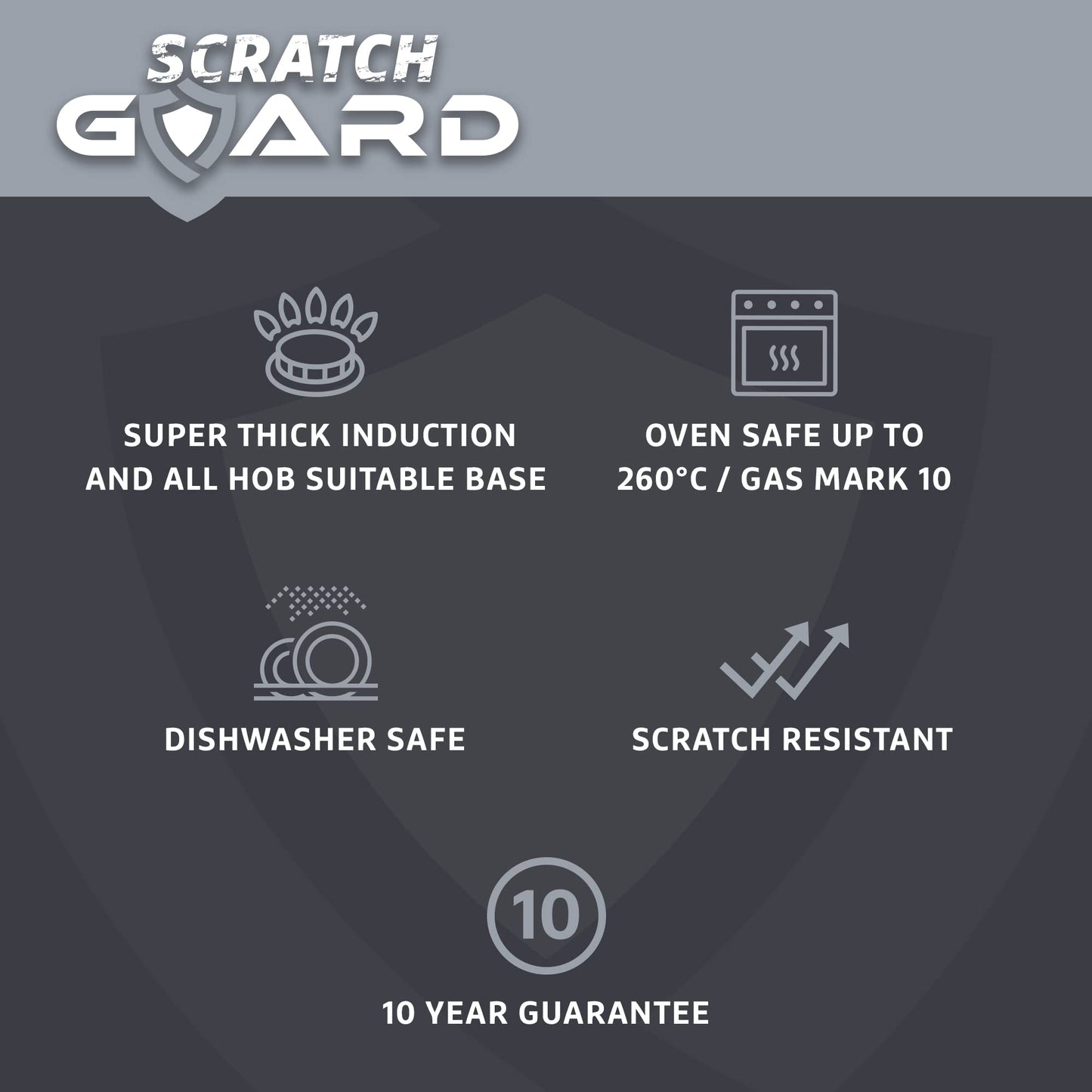 Prestige Scratch Guard Non Stick Pots and Pans