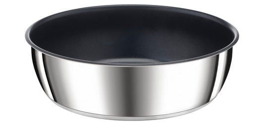 TEFAL L9733502 INGENIO PREFERENCE Sauteuse 24 cm, inox, antiadhésif, poignée vendue séparément, tous feux dont induction,