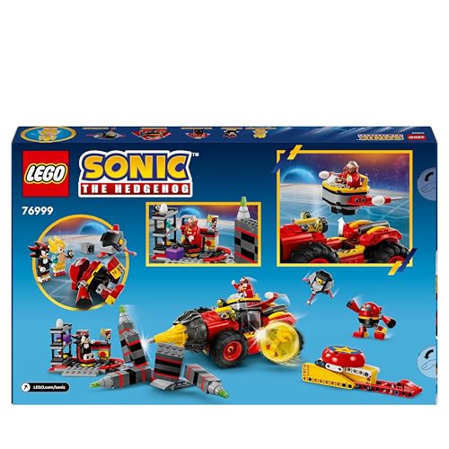 LEGO Sonic the Hedgehog Super Sonic vs. Egg Drillster, Video Game Toy for 8 Plus Year Old Kids, Boys & Girls, Adventure Set with Shadow and Dr. Eggman Characters 76999