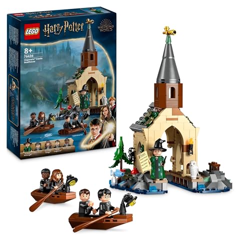 LEGO Harry Potter Hagrid’s Hut: An Unexpected Visit, Toy House for 8 Plus Year Old Kids, Boys & Girls, Includes Dragon and Dog Figures plus 5 Character Minifigures Hermione & Ron, Gift Idea 76428