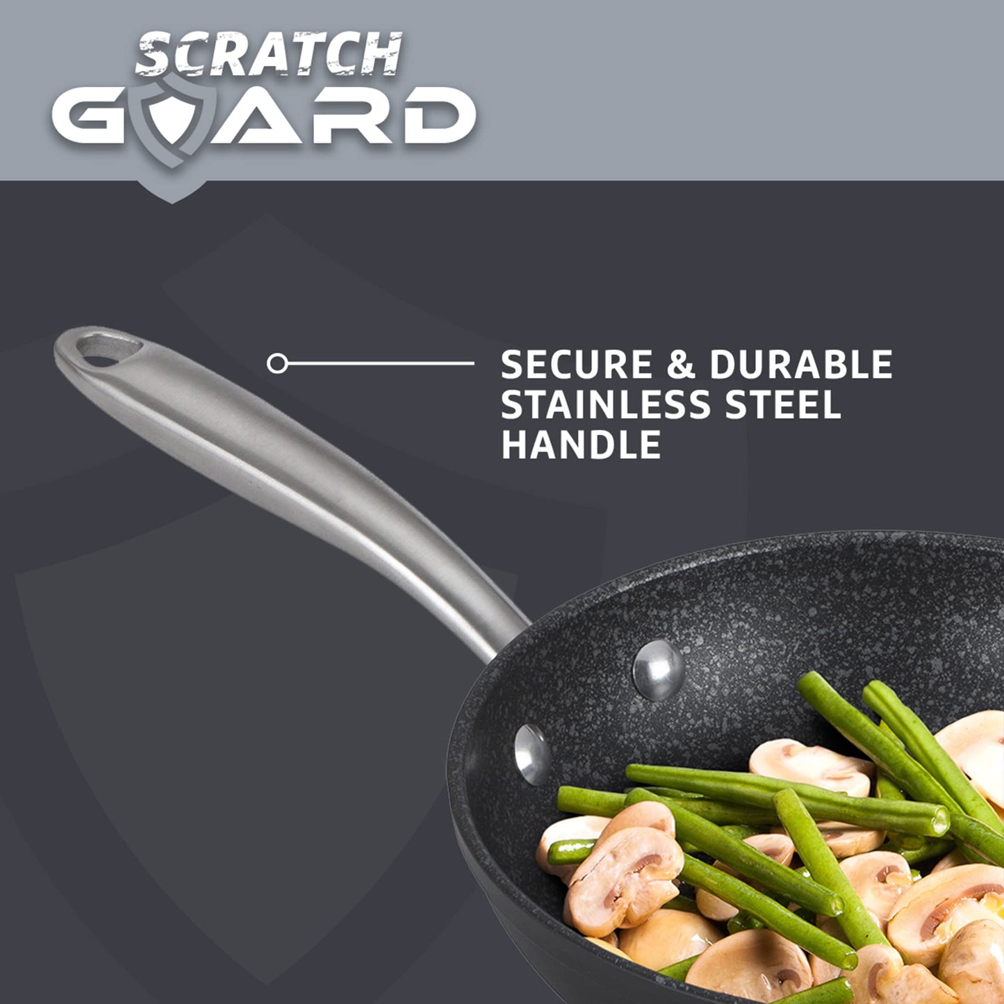 Prestige Scratch Guard Non Stick Pots and Pans