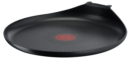 Tefal Ingenio L1461004 L1461004 Crepe Pan, 27 cm, Non-Induction, Non-Stick Coating, Stackable, Dishwasher-Safe, Easy Plus, Black